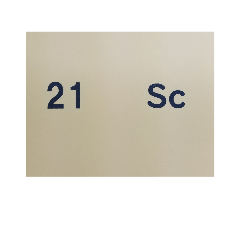 [LINEスタンプ] 元素記号スタンプ〔原子番号21～40〕の画像（メイン）