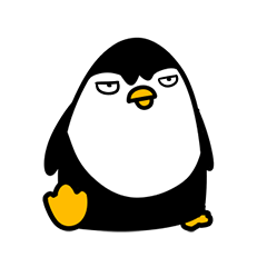 [LINEスタンプ] 不思議な町のペンギンたち2 (korea)