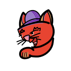 [LINEスタンプ] 可愛い帽子をかぶった猫