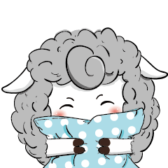 [LINEスタンプ] Cotton sheep "Yang Yang"