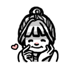 [LINEスタンプ] Girl's daily life vol.1