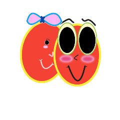 [LINEスタンプ] Red Egg