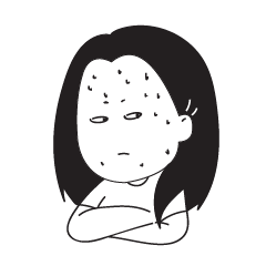 [LINEスタンプ] Feeling on the face