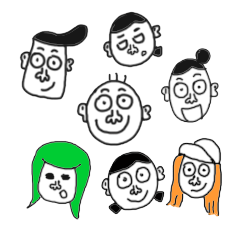 [LINEスタンプ] A-ming and friends