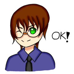 [LINEスタンプ] Hello my name is Chatjen.