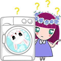[LINEスタンプ] Sophie and Ribbie the fluffy rabbit