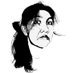 [LINEスタンプ] My beautiful face