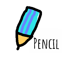 [LINEスタンプ] blue staionery