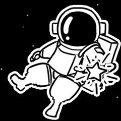 [LINEスタンプ] Spaceman Seriesの画像（メイン）