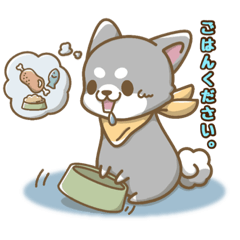 [LINEスタンプ] 大好き！柴犬家族【白柴・黒柴】