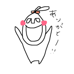 [LINEスタンプ] 銀ちゃん。（シュールなうさぎ）