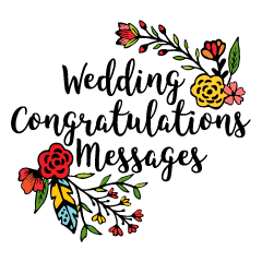 [LINEスタンプ] Wedding Congratulation Messages