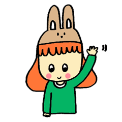 [LINEスタンプ] Yves and Lapin hat No.1