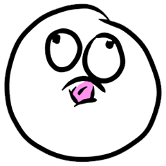 [LINEスタンプ] Rounded face Memes