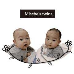 [LINEスタンプ] Mischa's twins