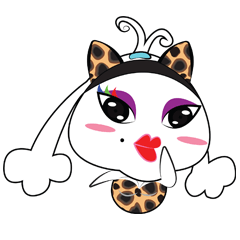 [LINEスタンプ] TOFU the Bunny