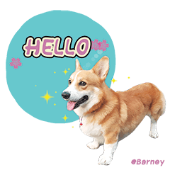 [LINEスタンプ] I'm Barney