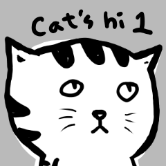 [LINEスタンプ] Cat's hi1