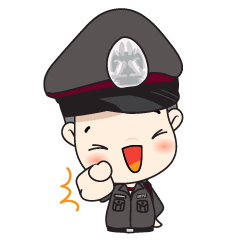 [LINEスタンプ] Gentle Policemanの画像（メイン）