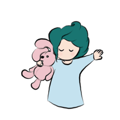 [LINEスタンプ] I live alone