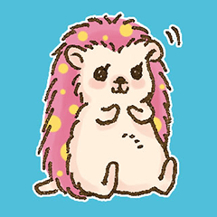 [LINEスタンプ] cotton hedgehog