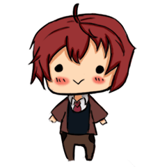 [LINEスタンプ] Red head Kung V.1