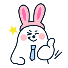 [LINEスタンプ] うさみみ会の画像（メイン）