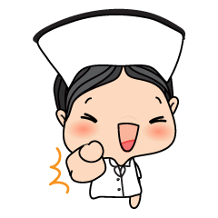 [LINEスタンプ] Nurse is a cutie girl