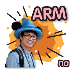 [LINEスタンプ] Arm Monchai