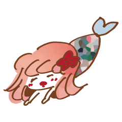 [LINEスタンプ] 人魚とカチカチ山のスタンプ