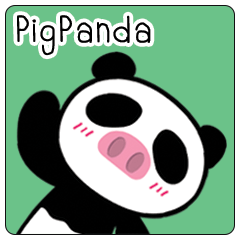 [LINEスタンプ] PigPanda: The Daily Life