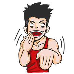 [LINEスタンプ] super boy v1