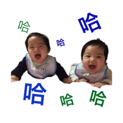 [LINEスタンプ] Qbi＆Qbo twins