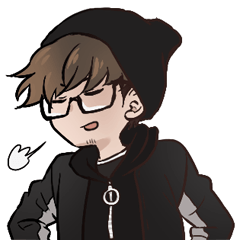 [LINEスタンプ] Badass Man