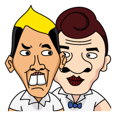 [LINEスタンプ] Funny friends together