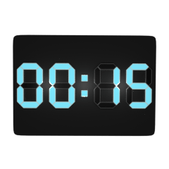 [LINEスタンプ] デジタル時計（15分）