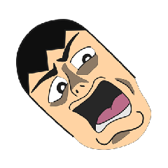 [LINEスタンプ] What The Face ！！