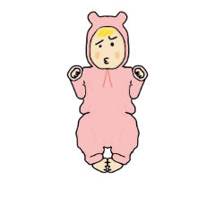 [LINEスタンプ] The funny thing baby.