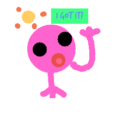 [LINEスタンプ] P.P the alien