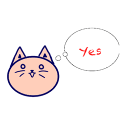 [LINEスタンプ] ねこ、ねこ。