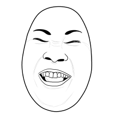 [LINEスタンプ] Silly face！ 8