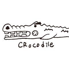 [LINEスタンプ] kalus crocodile