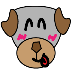 [LINEスタンプ] Stupid dog Wangwang