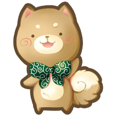 [LINEスタンプ] Just a Shiba