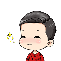 [LINEスタンプ] Handsomeboy's Happy Life