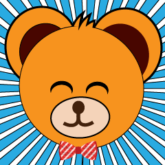 [LINEスタンプ] So Cute Bear - wave hands