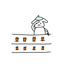 [LINEスタンプ] Dun dun rabbit