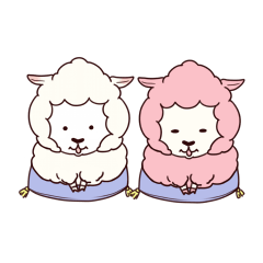 [LINEスタンプ] ふわふわ羊の雑多な毎日
