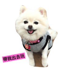 [LINEスタンプ] sweet dog :)