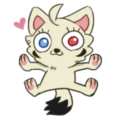 [LINEスタンプ] Creamy white Dog